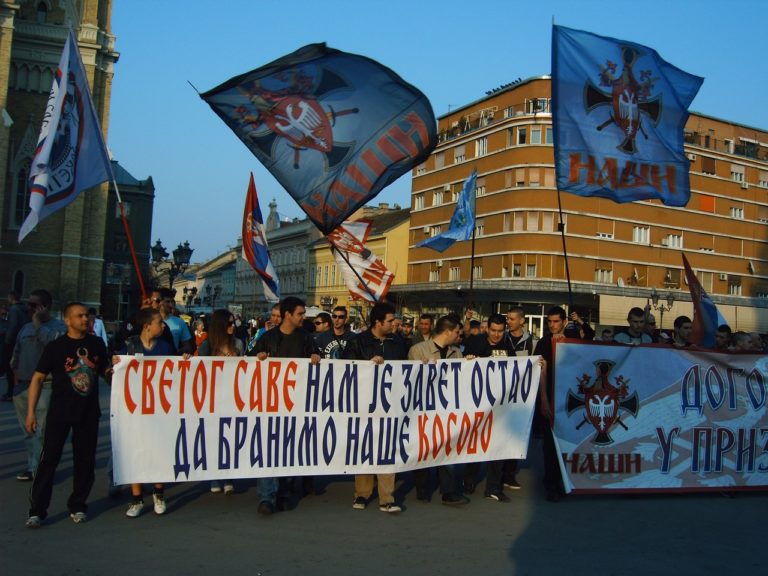 Протест „НАТО дахије марш из Србије“ у Новом Саду